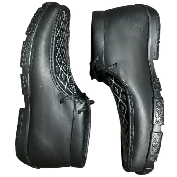 Reywelt Men's Western Chukka Boot Loafer Black Casual Lace-Up Shoes Size 11 NEW - Picture 7 of 10